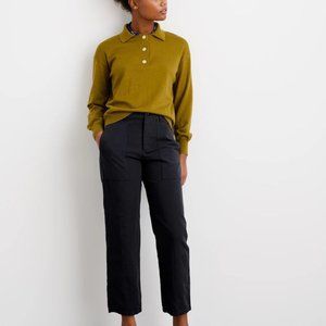 Alex Mill Neil Utility Straight Leg Pant in washed black